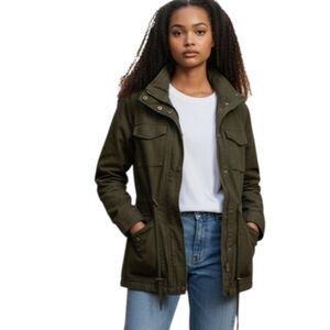 BSWEET ARMY GREEN UTILITY JACKET SZ.M EUC.